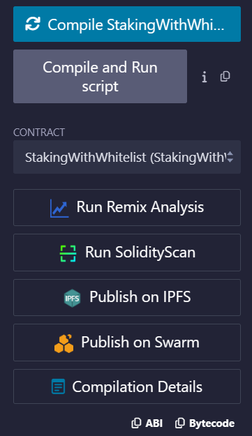 compile menu on Remix